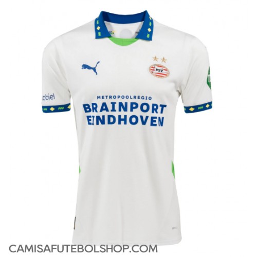 Camisa de time de futebol PSV Eindhoven Replicas 3º Equipamento 2024-25 Manga Curta